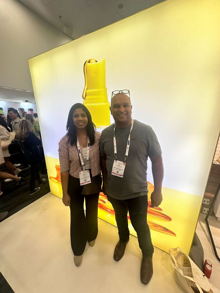 Naeela meeting with a client