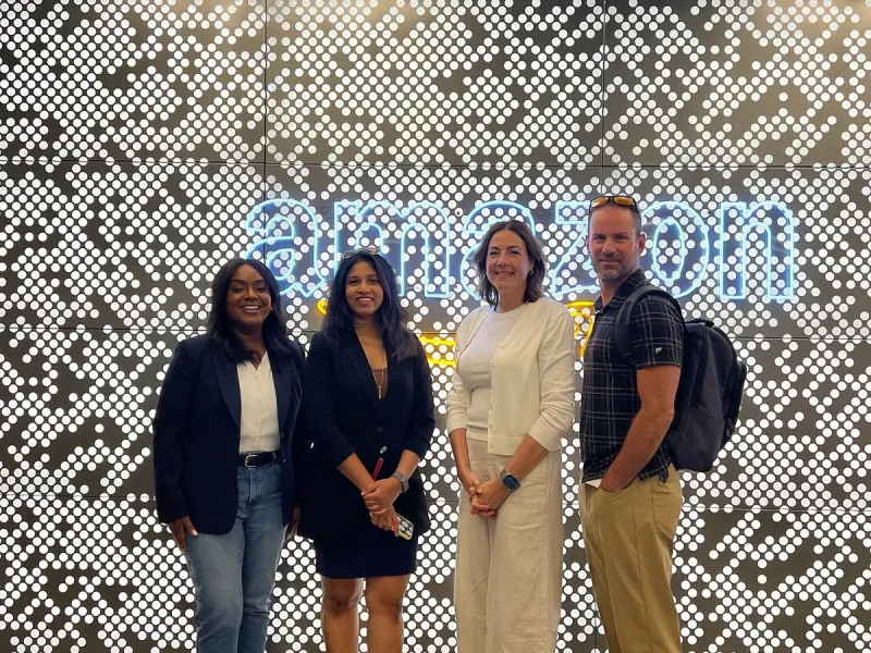 ALFI team at Amazon headquarters with Matt